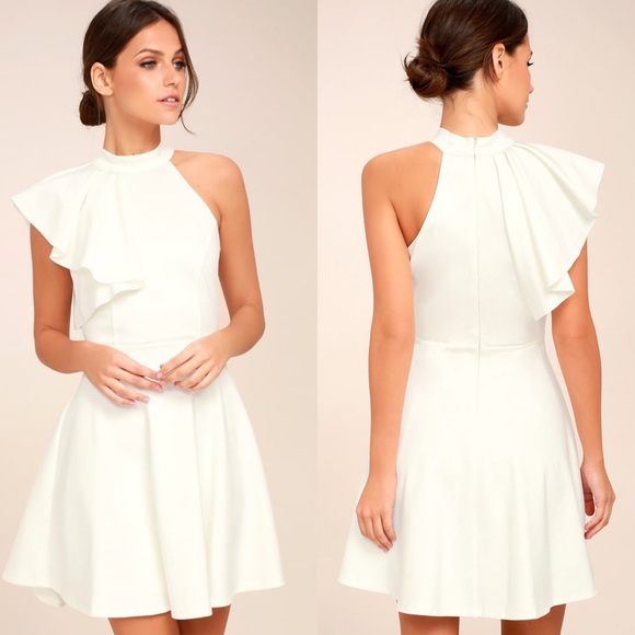 Lulus Dresses & Skirts - Lulu’s | One Shoulder Skater Dress